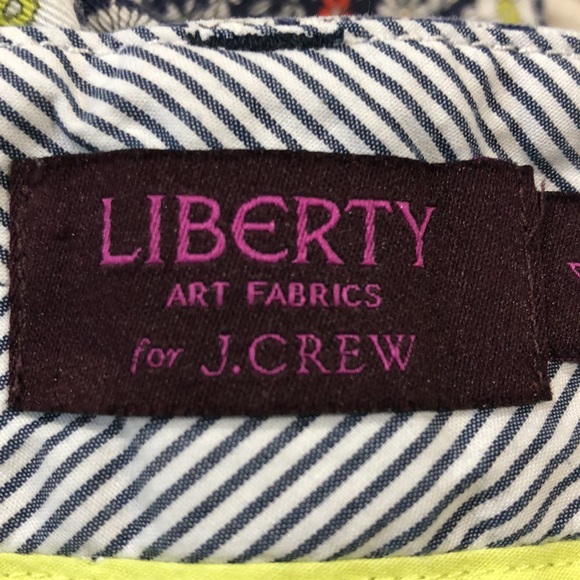 J.Crew x Liberty Art Floral Patterned Daisy Chino Shorts - Picture 2 of 13